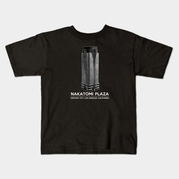 Nakatomi Plaza Kids T-Shirt by BigOrangeShirtShop